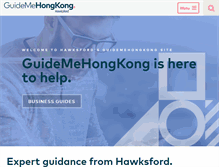 Tablet Screenshot of guidemehongkong.com